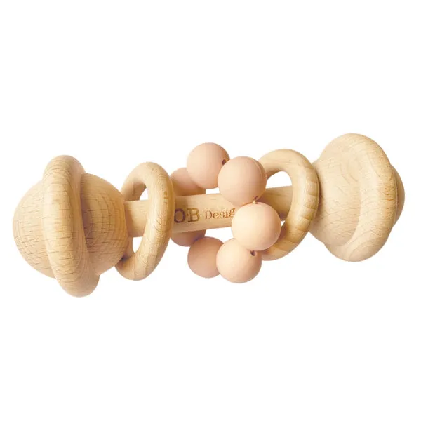 O.B. Designs Wooden Rattle Toy