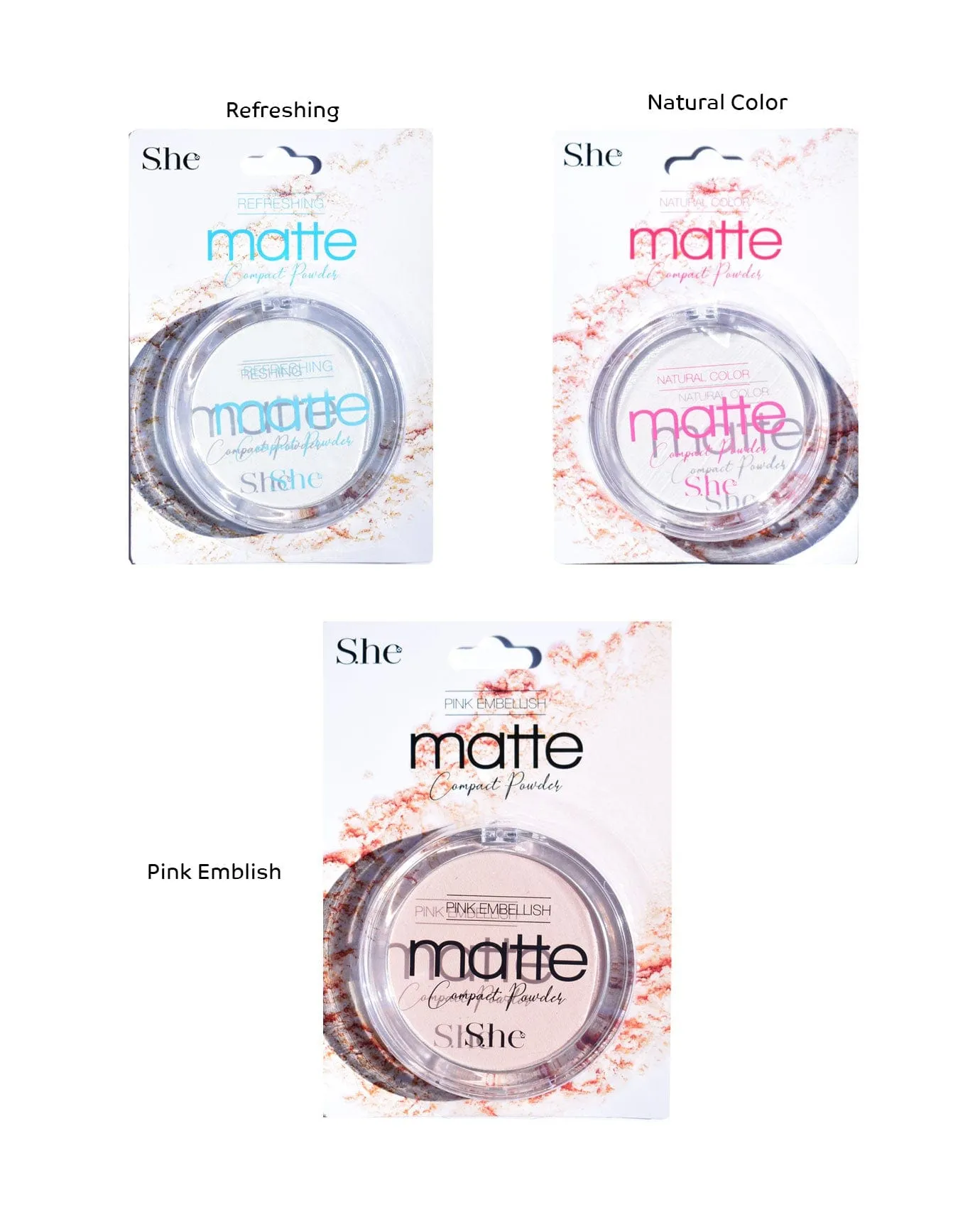 S.he Matte Compact Powder
