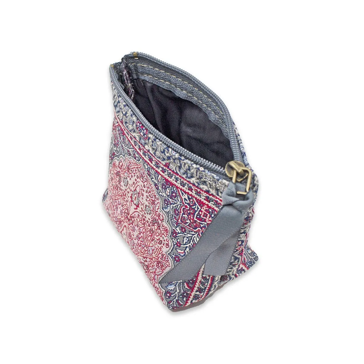 Small Coin Purse, Change Pouch, Zippered Travel Bag, in Assorted Colors