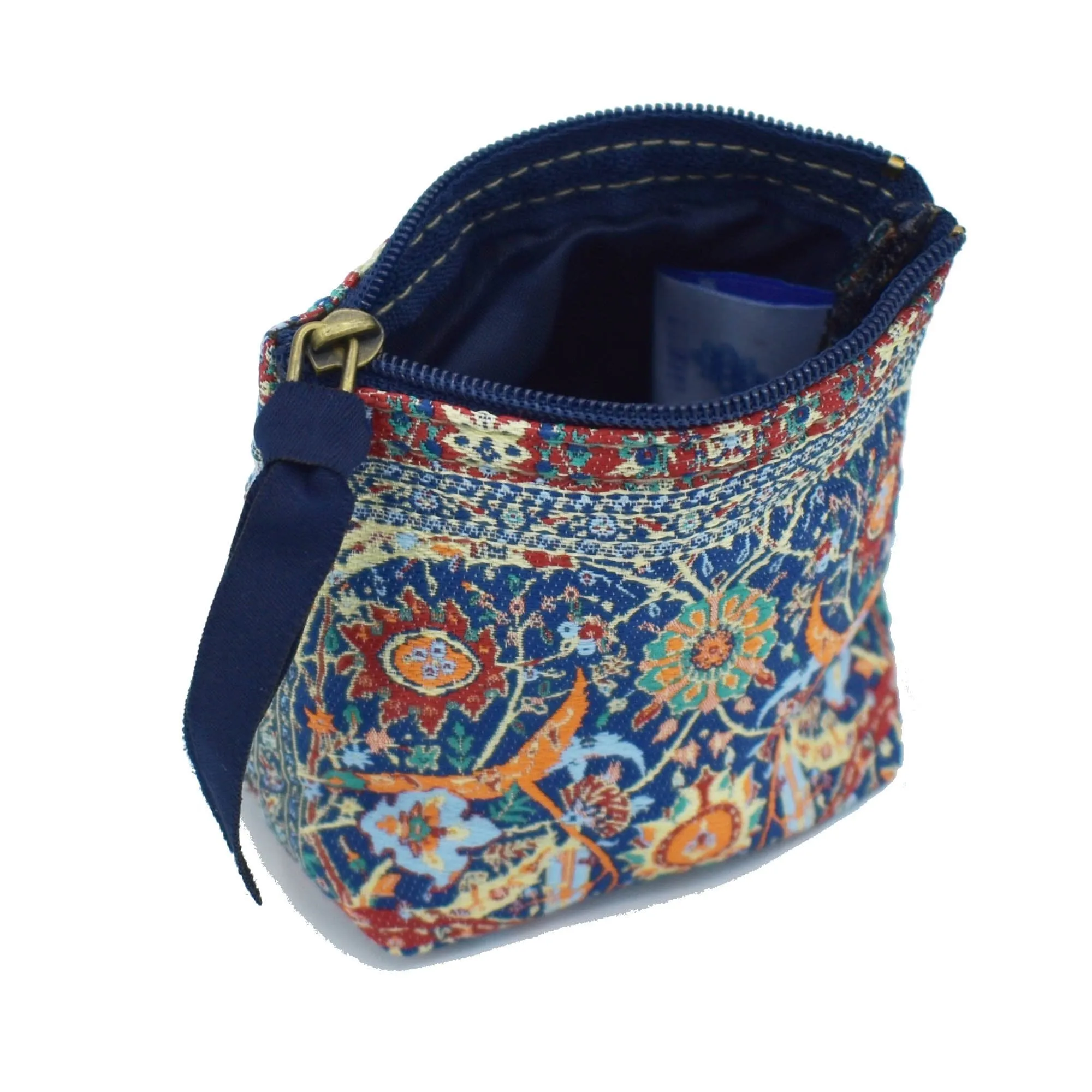 Small Coin Purse, Change Pouch, Zippered Travel Bag, in Assorted Colors