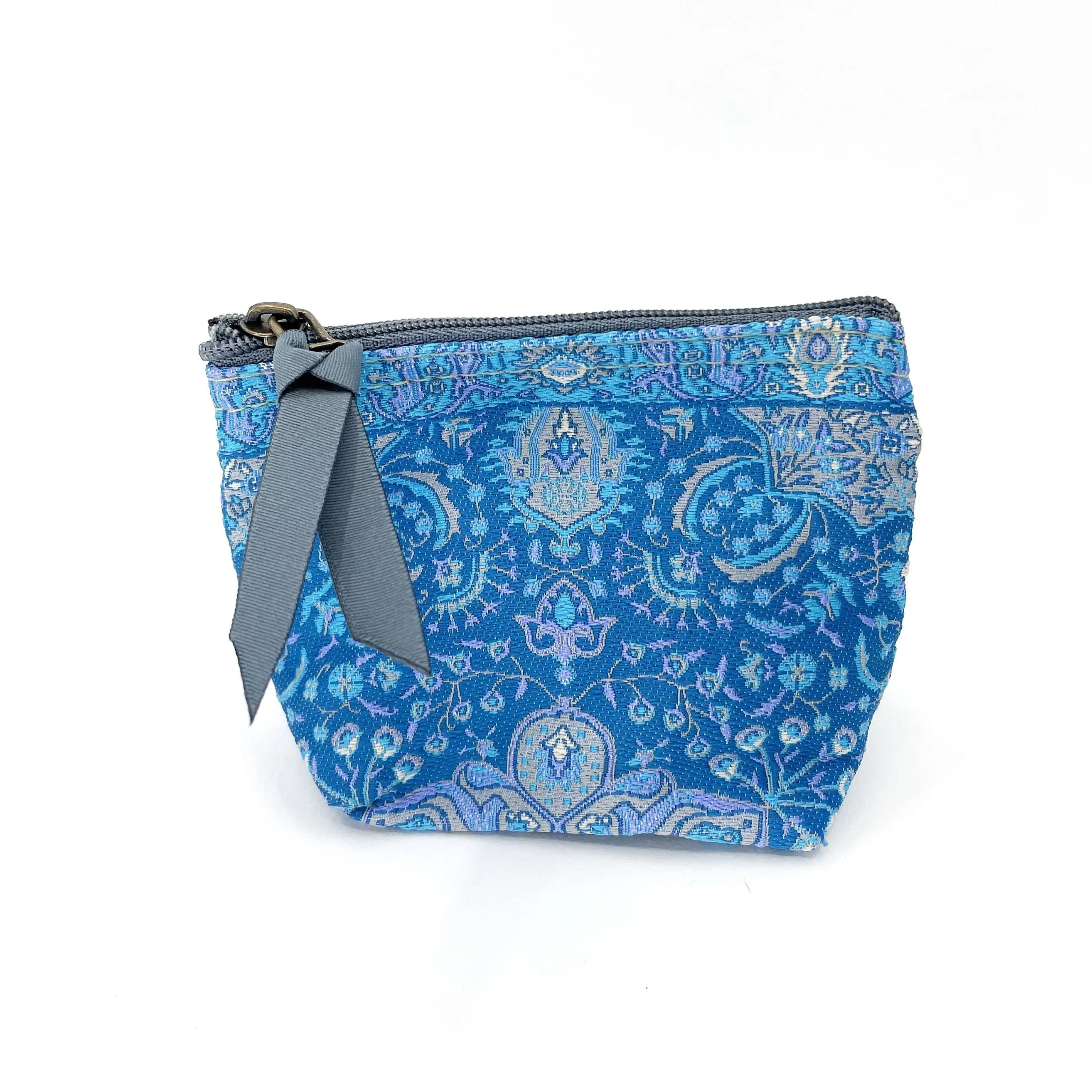 Small Coin Purse, Change Pouch, Zippered Travel Bag, in Assorted Colors