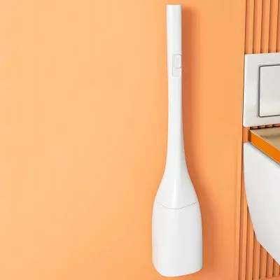 Toilet Brush Set | 90 Degrees Adjustable No Dead Angle Toilet Cleaning Brush