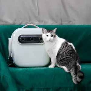 Transparent, Breathable And Convenient Pet Backpack / Mochila para mascotas transparente, transpirable y cómoda