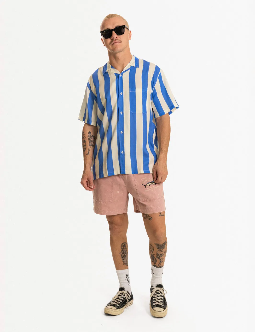 Travel Buttonup Blue