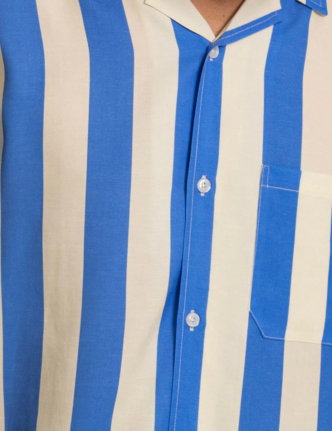 Travel Buttonup Blue