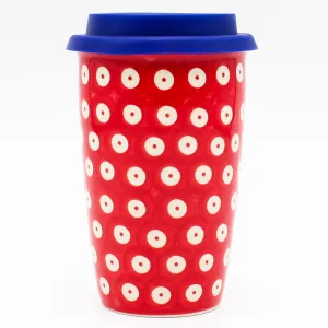 Travel Cup 14 oz in Red Tradition
