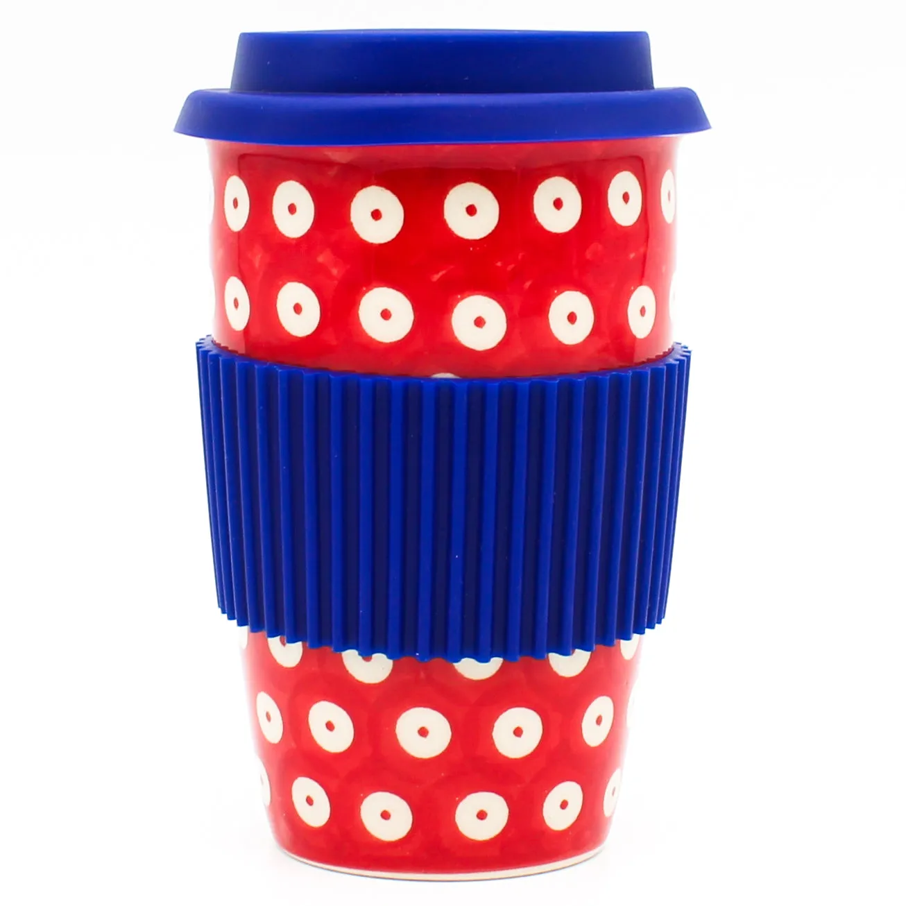 Travel Cup 14 oz in Red Tradition