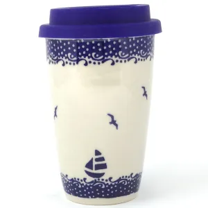 Travel Cup 14 oz in Sailboat