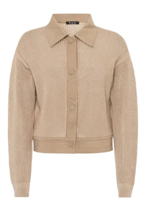 Tuzzi Mushroom Cardigan With Fashionable Mesh Structure