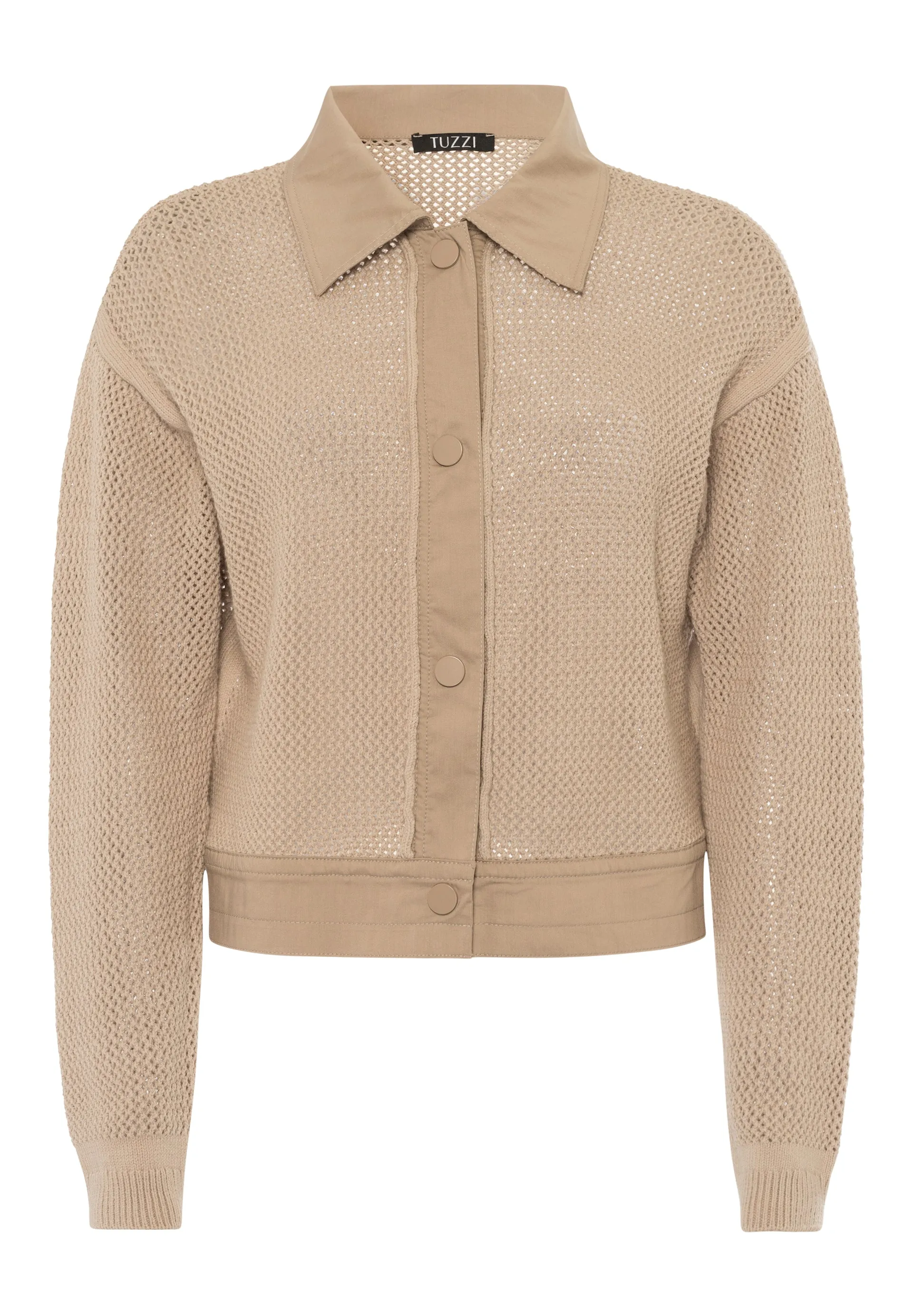 Tuzzi Mushroom Cardigan With Fashionable Mesh Structure