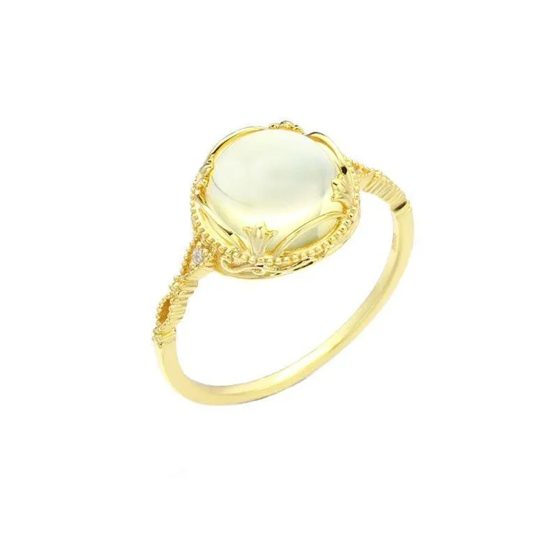 Women's Fashionable Personalized Silver Ring Versatile
