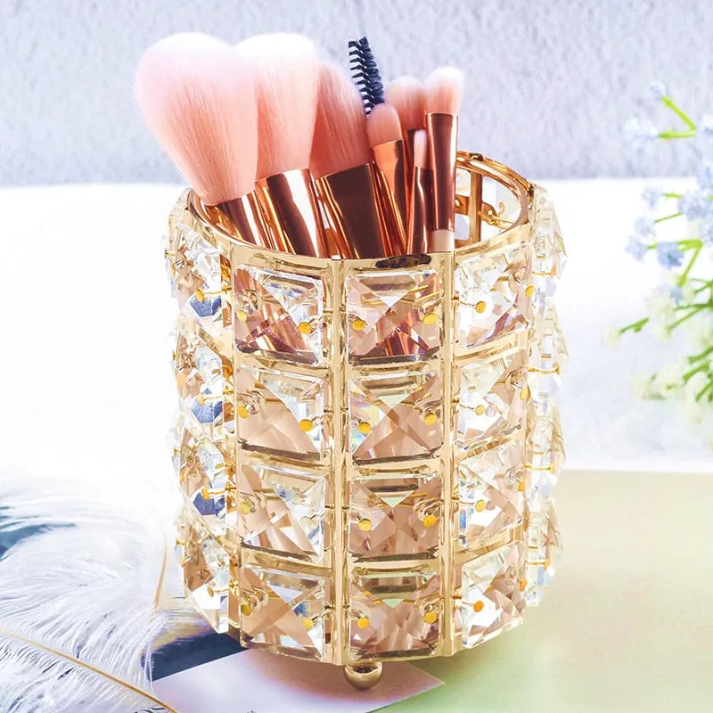 worldwide Metal Makeup Brush Storage