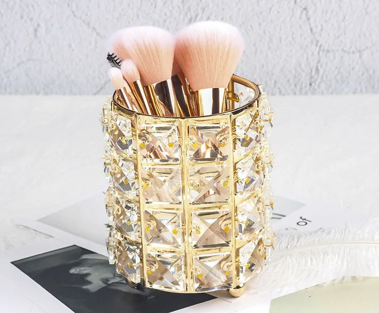 worldwide Metal Makeup Brush Storage